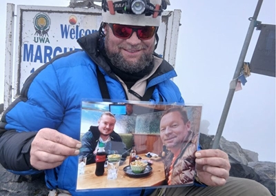 Mossel Bay man braves Uganda's Mount Stanley