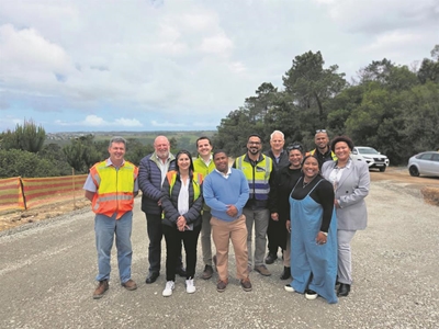 Progress with roadworks