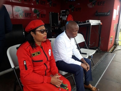 Julius Malema in Thembalethu