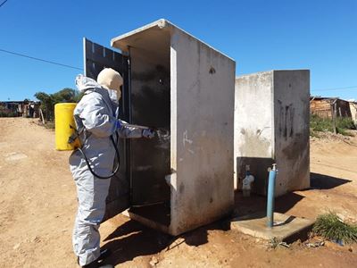 Decontamination and sanitising plan rolled-out
