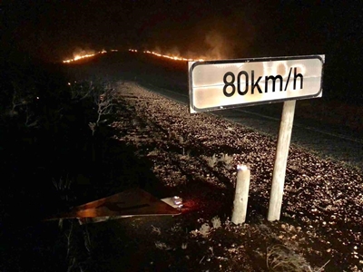 Blitse laat vonke spat in Riversdal