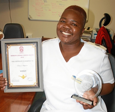 Patience the most caring nurse in SA