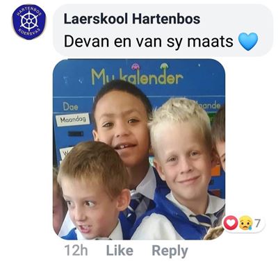 Seun praat nog nie