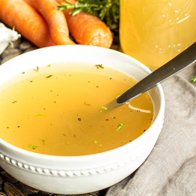 Beat the winter blues with chicken broth