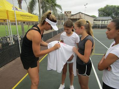 Protea-doelskieter wys hoe by Laerskool George-Suid