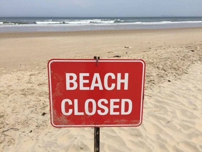 Update: Brenton beach closed