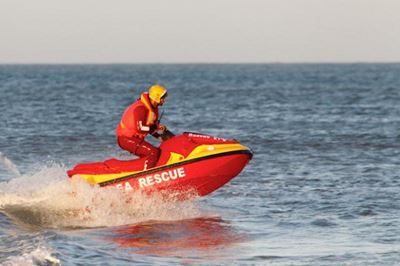 German tourist nearly drowns