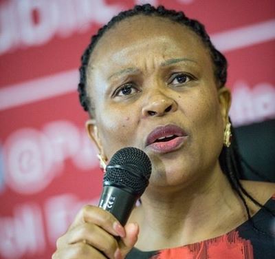 Mkhwebane protects public from Zille’s tweets