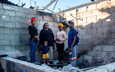 Family loses everything in fire