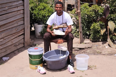 Thembalethuan turns entrepreneur through need