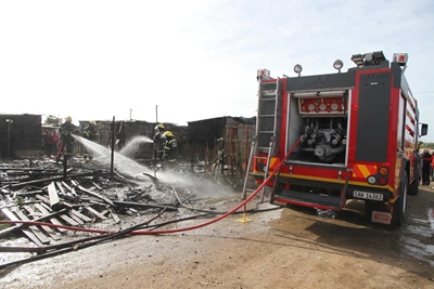 Rou en roet na plakkersbrand