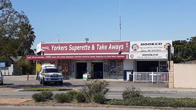 Armed robbery at Yorkers Superette 