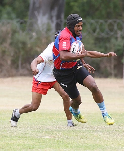Sewesrugby skop af by die Steg in Riversdal