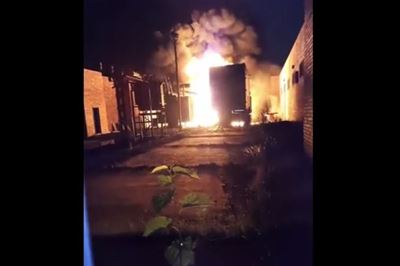 Lotus substation gutted by fire, several areas in the dark