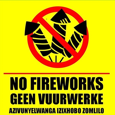 No fireworks allowed in George and surrounds