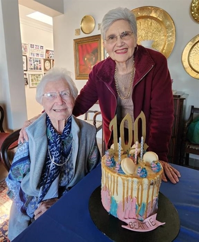 Tannie Beattie nog flink op 100 jaar