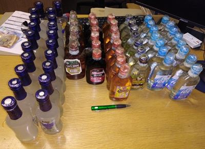Police clamp down on drugs and illegal alcohol