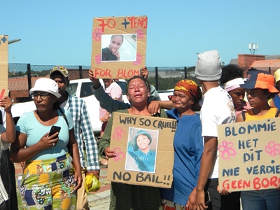 Blommie-moordsaak: Verdagte voortaan in Knysna-hof