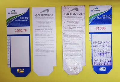 Counterfeit bus tickets surfacing in Pacaltsdorp