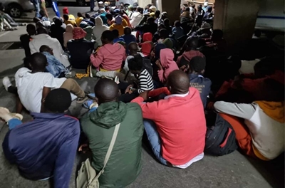 Police intercept vehicles loaded with 133 undocumented men, women and children near Polokwane 
