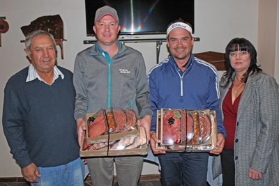 Boshoff en Marais wen Sakekamer-gholfdag