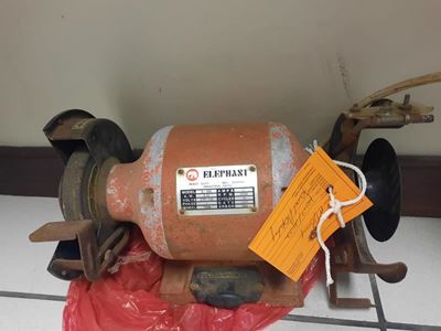 Bench grinder found