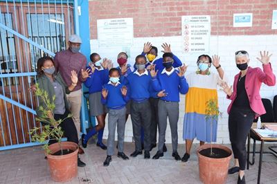 Muni helps learners plant trees
