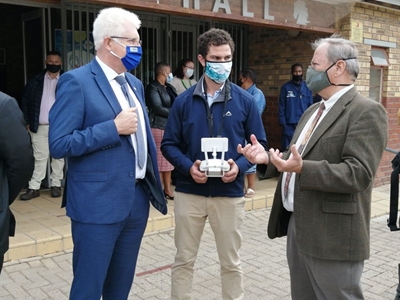 Agricultural students receive drone pilot wings 