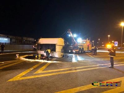 Thousands of litres of diesel spilt in Centurion highway accident