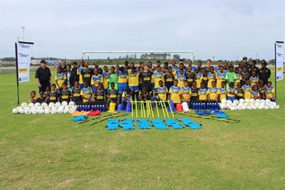 Young soccer players boosted