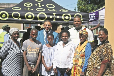 Gogo receives her newly rebuilt house on Human Rights Day