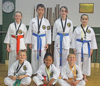 Karate students snap up medals