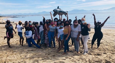 Women taught to swim in empowerment project