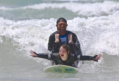 Surfing gives hope