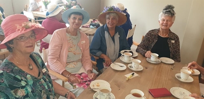 Hospital Trust thanks Masketeers with high tea
