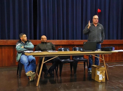 Akwakultuur in D'Almeida bespreek