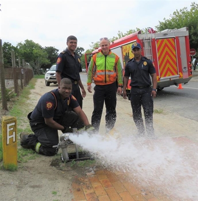 Fire hydrants serviced for your safety