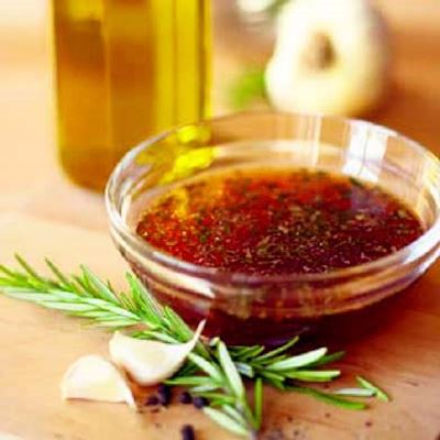 Soet balsamiese en kruie marinade vir Volstruisfillet