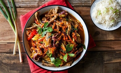 What’s for dinner? Cape Malay beef and cashew nut stir-fry