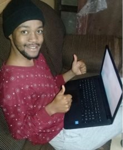 NSFAS beneficiary makes the most of free laptop