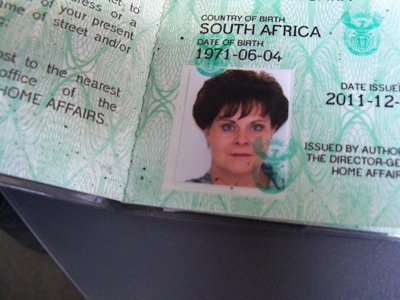 Handbag containing ID books left behind