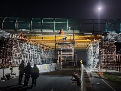 N2 night-time lane closure at Thembalethu Bridge in George
