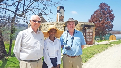 Descendants of toll master visit George