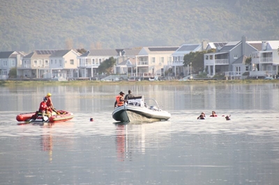 Search underway in estuary for missing boy