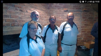 Bernie and Peter win Spar Pairs competition
