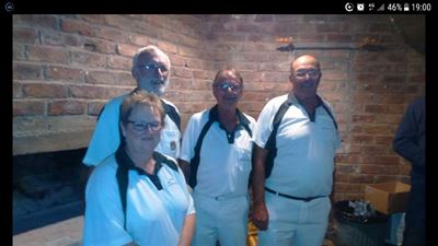 Bernie and Peter win Spar Pairs competition