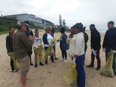 Cleaning up the coastline