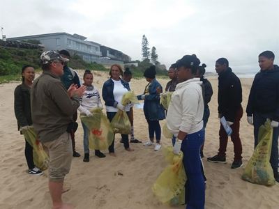 Cleaning up the coastline