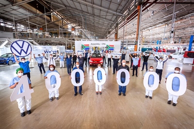VWSA celebrates over 4 million vehicles manufactured in Uitenhage 