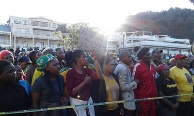 Community march against bail for Molosi assassination suspects